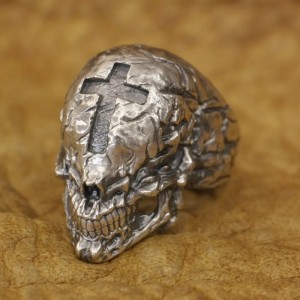 Skull ring - Bloody Mary - 925 Sterling Zilver