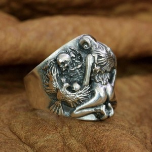 Exclusieve zilveren ring - 26 gram - 925 Sterling zilver