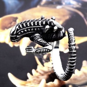 Edelstalen ring - Van de film Alien