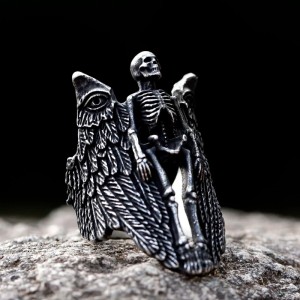 Skull ring - Angel of Death