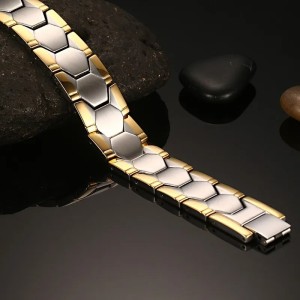 Titanium armband met magnetisch hematiet