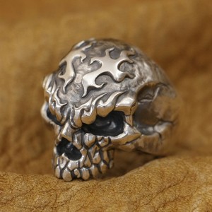 Skull ring - Ghost Rider - 925 Sterling Zilver