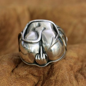 Exclusieve Duiveltjes Kont Ring - 925 Sterling Zilver