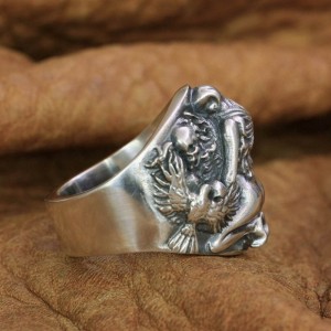 Exclusieve zilveren ring - 26 gram - 925 Sterling zilver