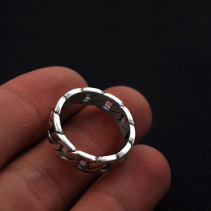 Schakel ring - Brent - 925 Sterling zilver
