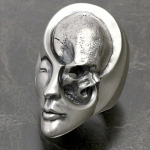 Unieke skull ring dualiteit