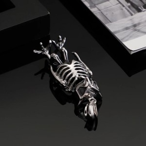 Vogel skull / skelet hanger 