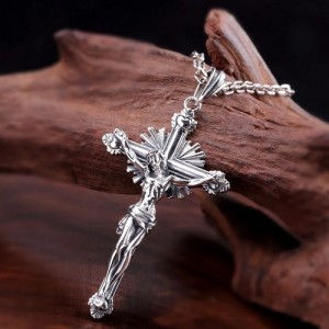 Jezus kruis - 925 Sterling zilver