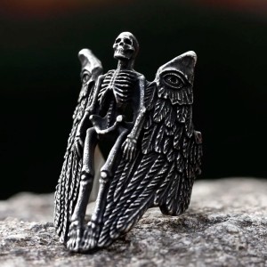 Skull ring - Angel of Death